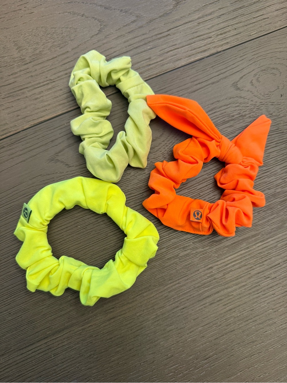 lululemon athletica Neon Scrunchies